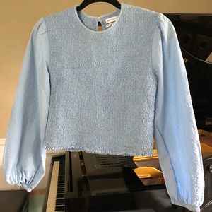 Urban Outfitters scrunched midi raglan blouse szM